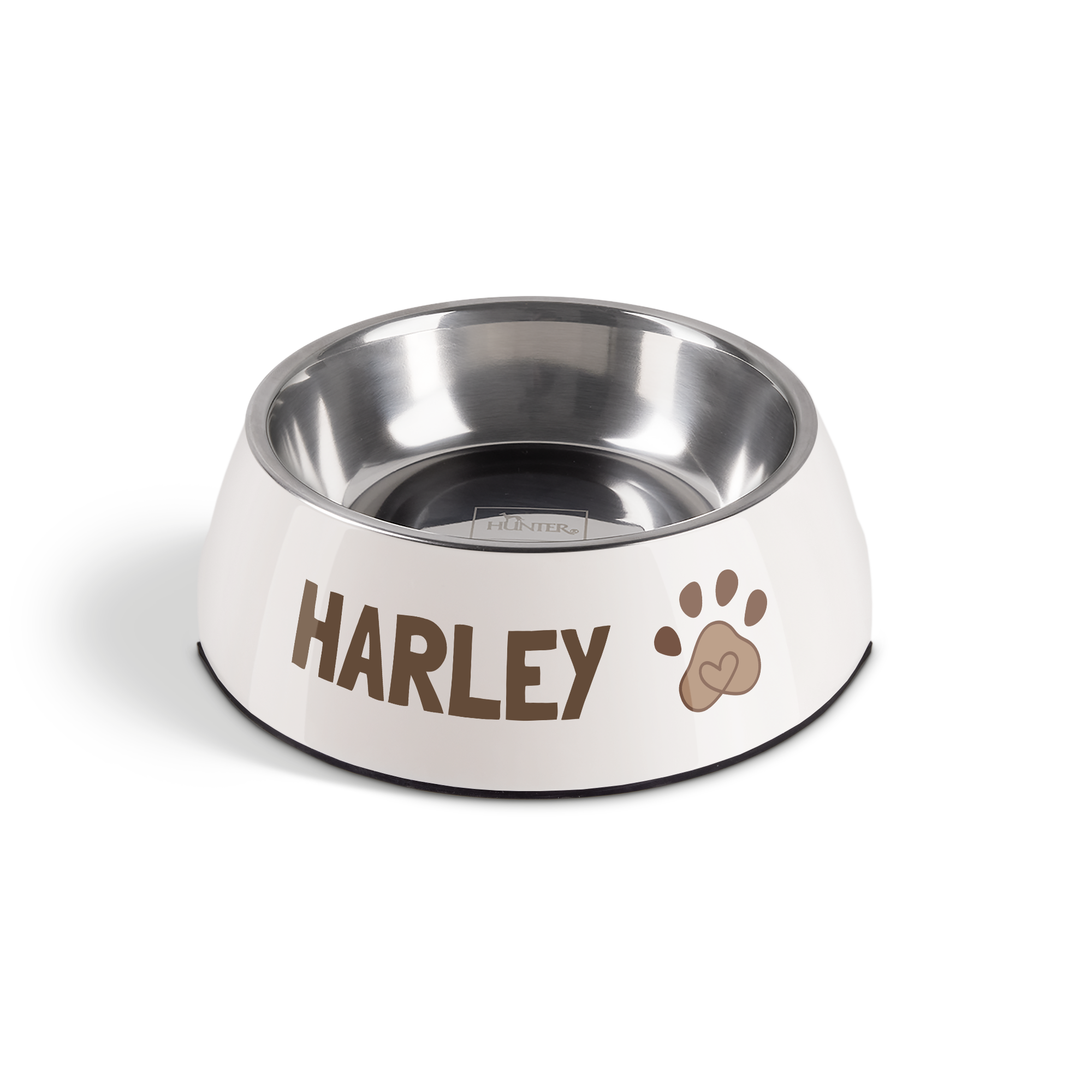 Personalised dog food bowl - White - 350 ml