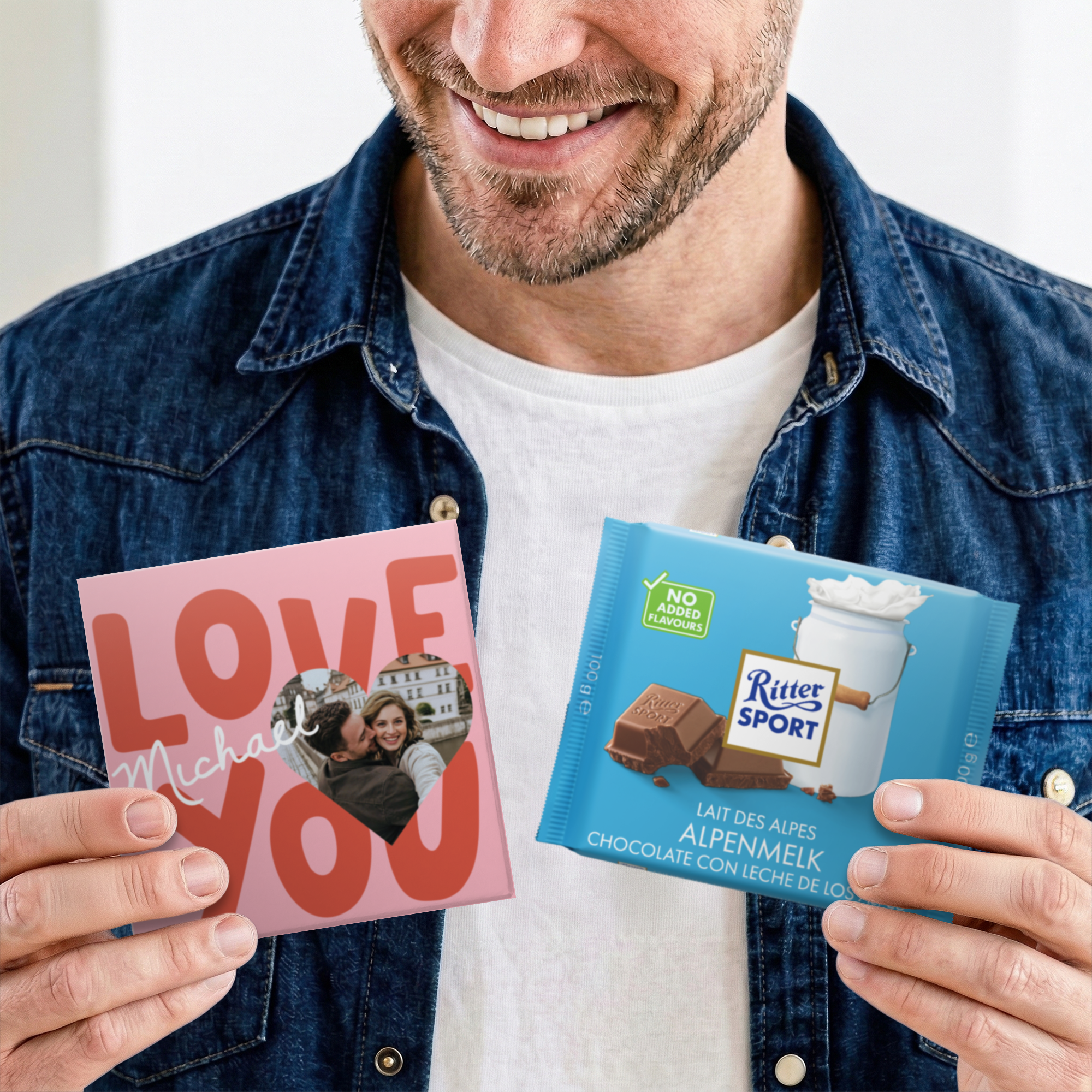 Personalizovaná čokoláda - Ritter Sport - Alpine Milk
