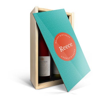 Set de vinos en caja de madera personalizada- Salentein