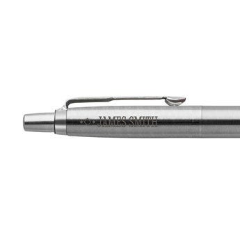 Personalised ballpoint pen - Parker - Jotter- Silver - Left-handed