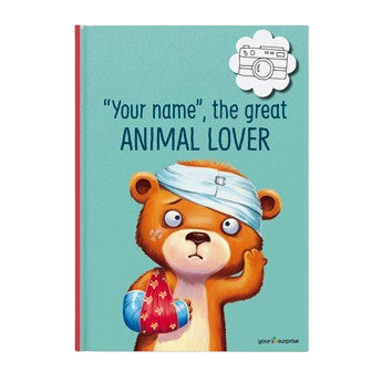 Personalised children's book - The Great Animal Lover - XL - Hardcover