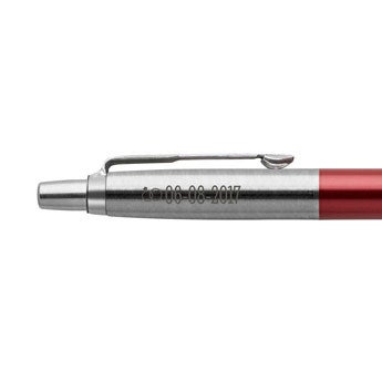 Personalised ballpoint pen - Parker - Jotter - Red - Left-handed