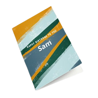 Přizpůsobené přání k narozeninám - M - Vertical