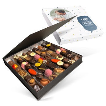Luksusgaveæske med chokoladebonbons–(49 stk.)