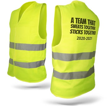 Personalised hi vis vest - Yellow - XS/S