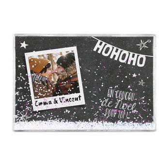 Cube photo plexiglas - Neige