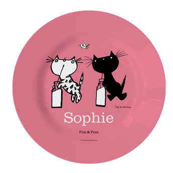 Assiette enfant Pim & Pom - Bouteille