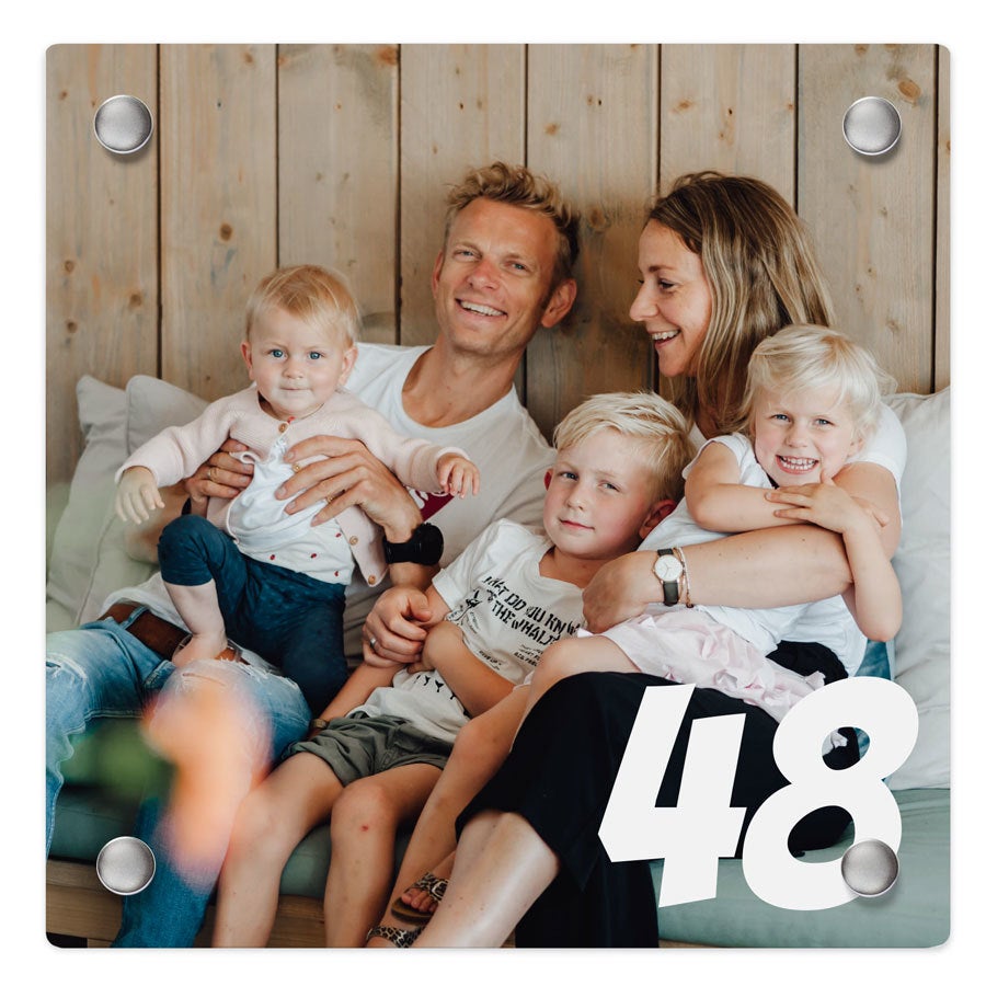 Placa de casa personalizada