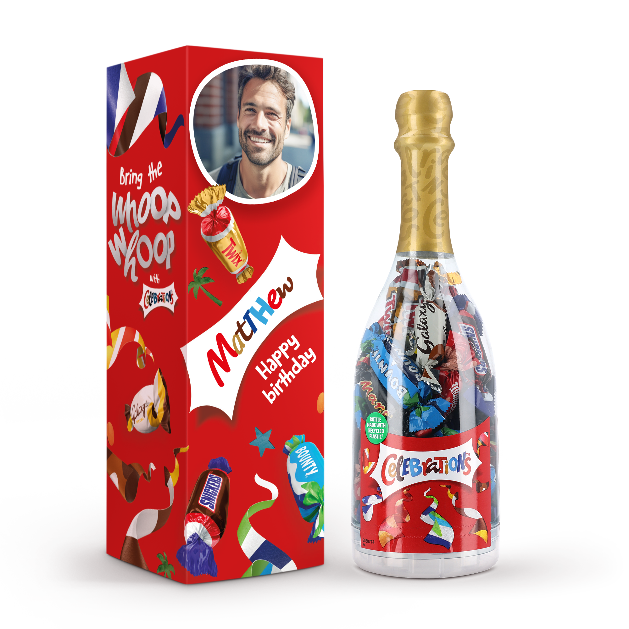 Personalised Celebrations champagne bottle