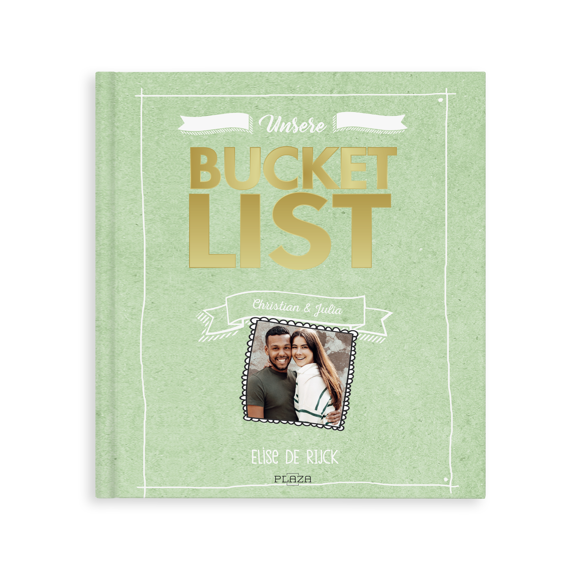 Personalisiertes Bucket List Buch für Paare (Softcover)
