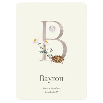 Affiche de naissance