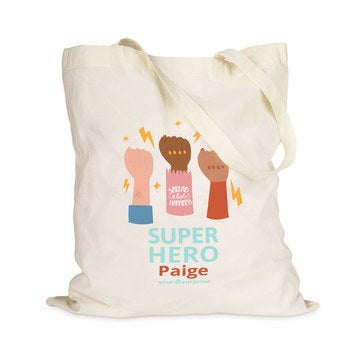 Tote bag - Natural - Superheroes