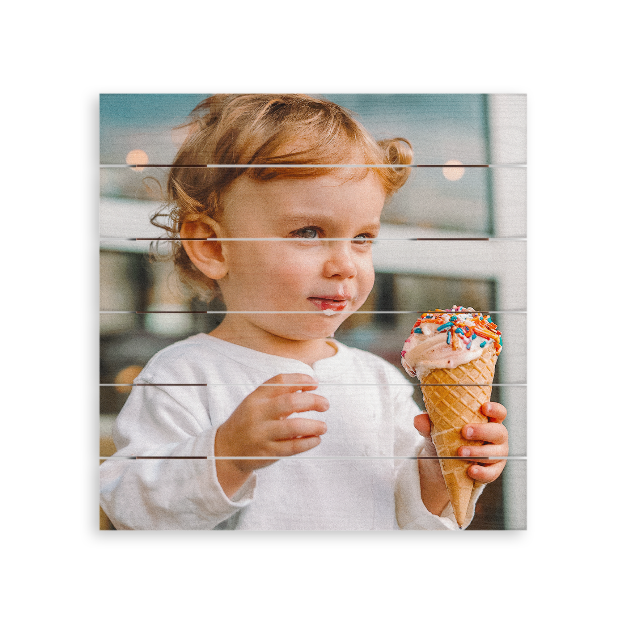 Foto auf Holz - Bretter