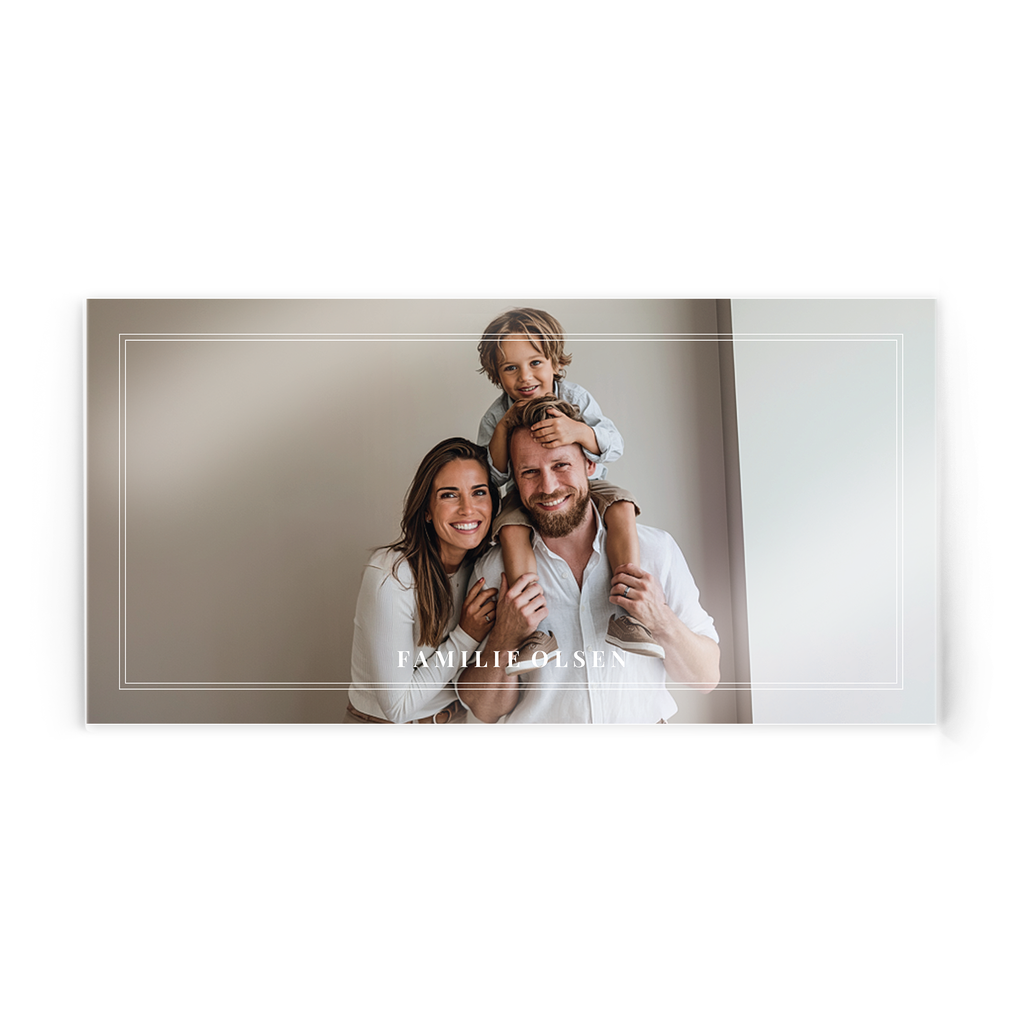 Personalised photo print - Acrylic - 80 x 40 cm