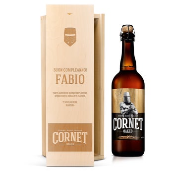 Birra con cofanetto personalizzato - Cornet - 750 ml