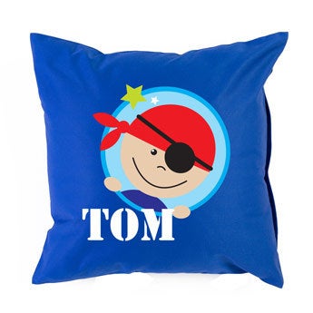 Kissen - 40x40cm - Dunkelblau - ohne Füllung