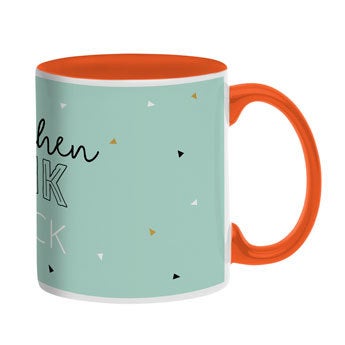 Tasse mit Namen - Orange