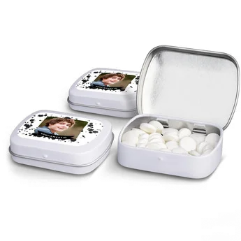 Personalisierte Süßigkeitendosen - Pfefferminzen - 40er-Set
