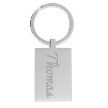 Key ring with name - Rectangle
