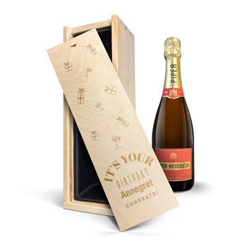 Champagner personalisieren - Piper Heidsieck Brut