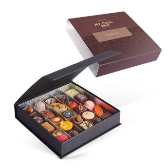 Luxe bonbon giftbox - Vaderdag (25 stuks)