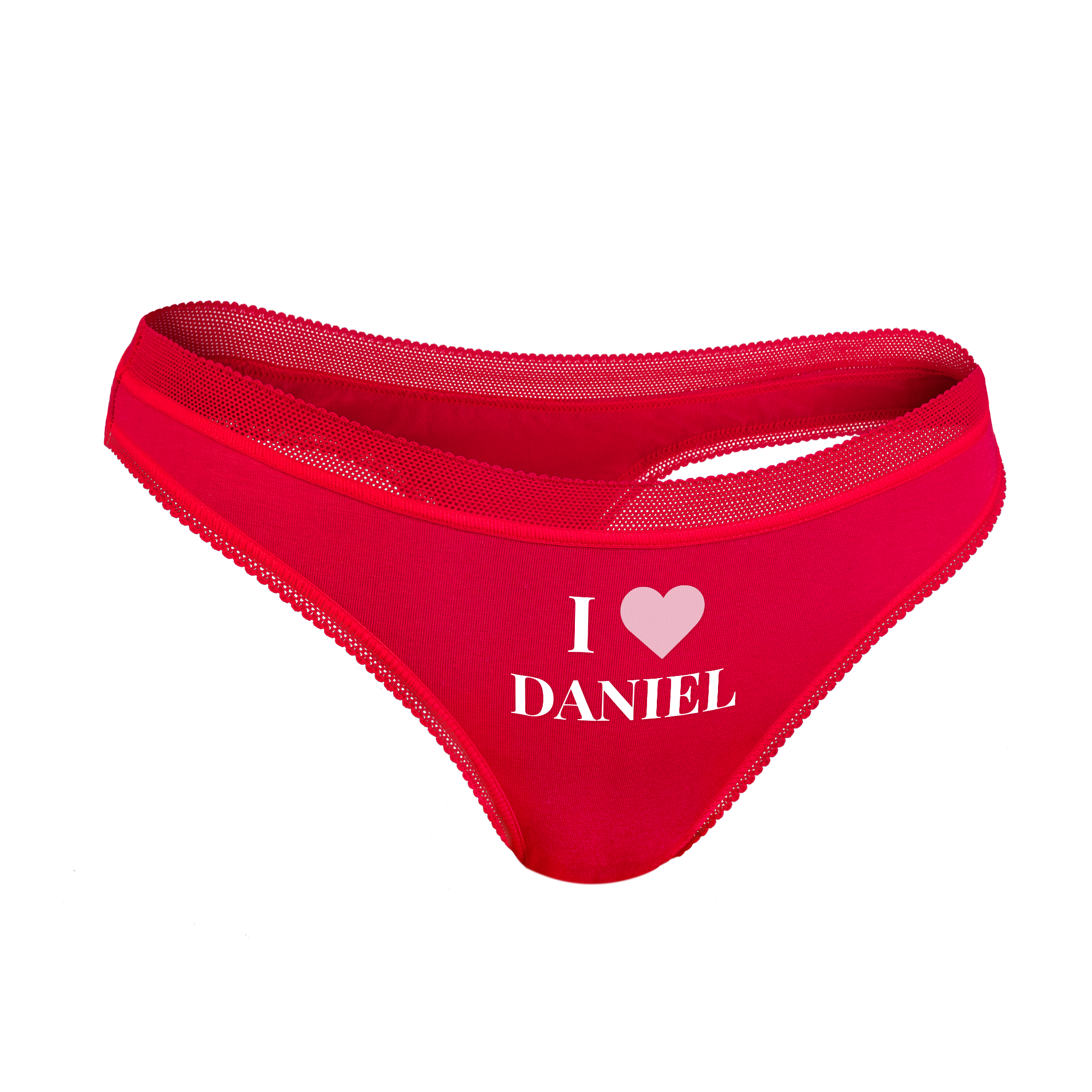 Personalised thong - Red - M