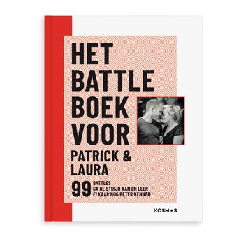 Het Battle boek voor koppels met naam en foto - Softcover