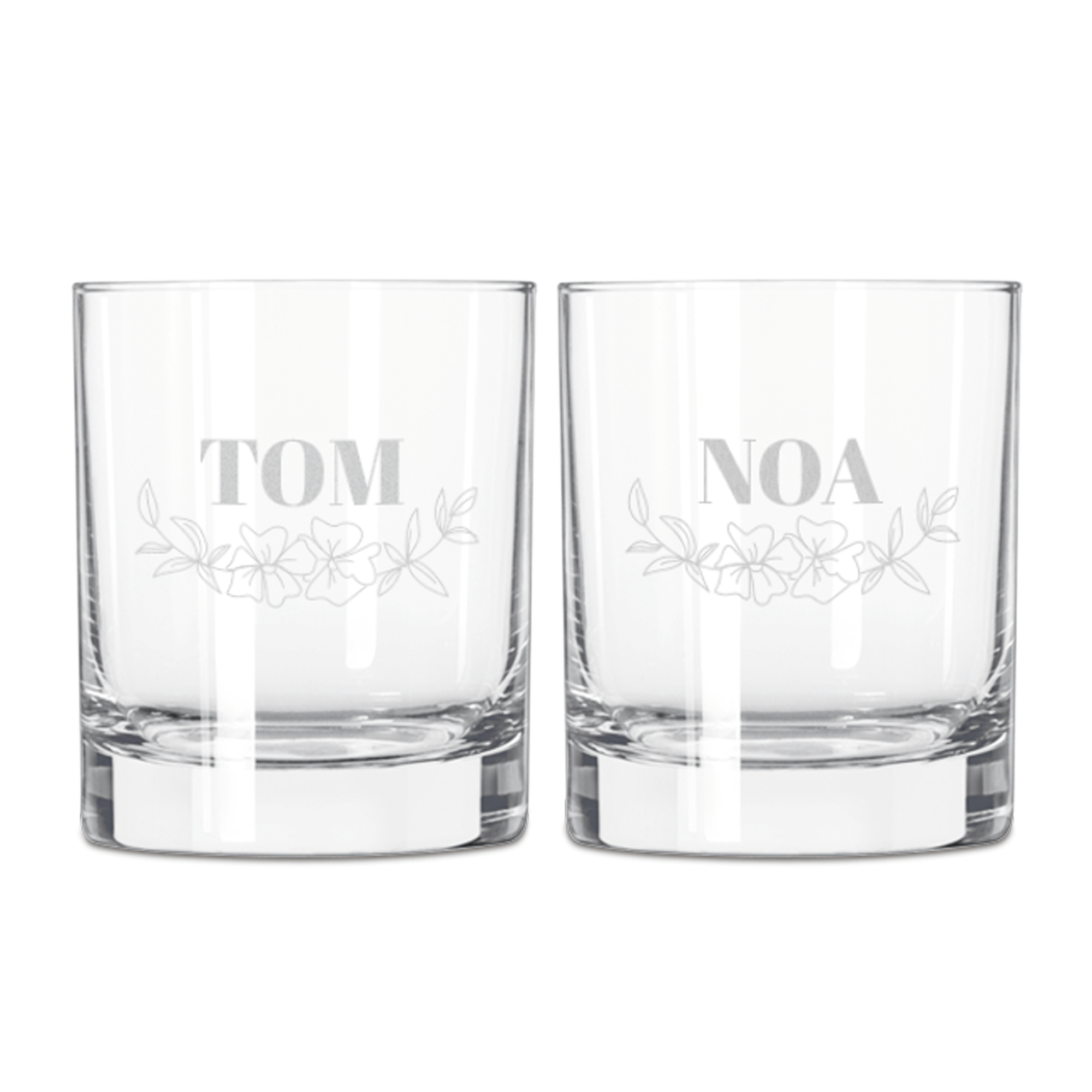 Whiskyglass med gravering