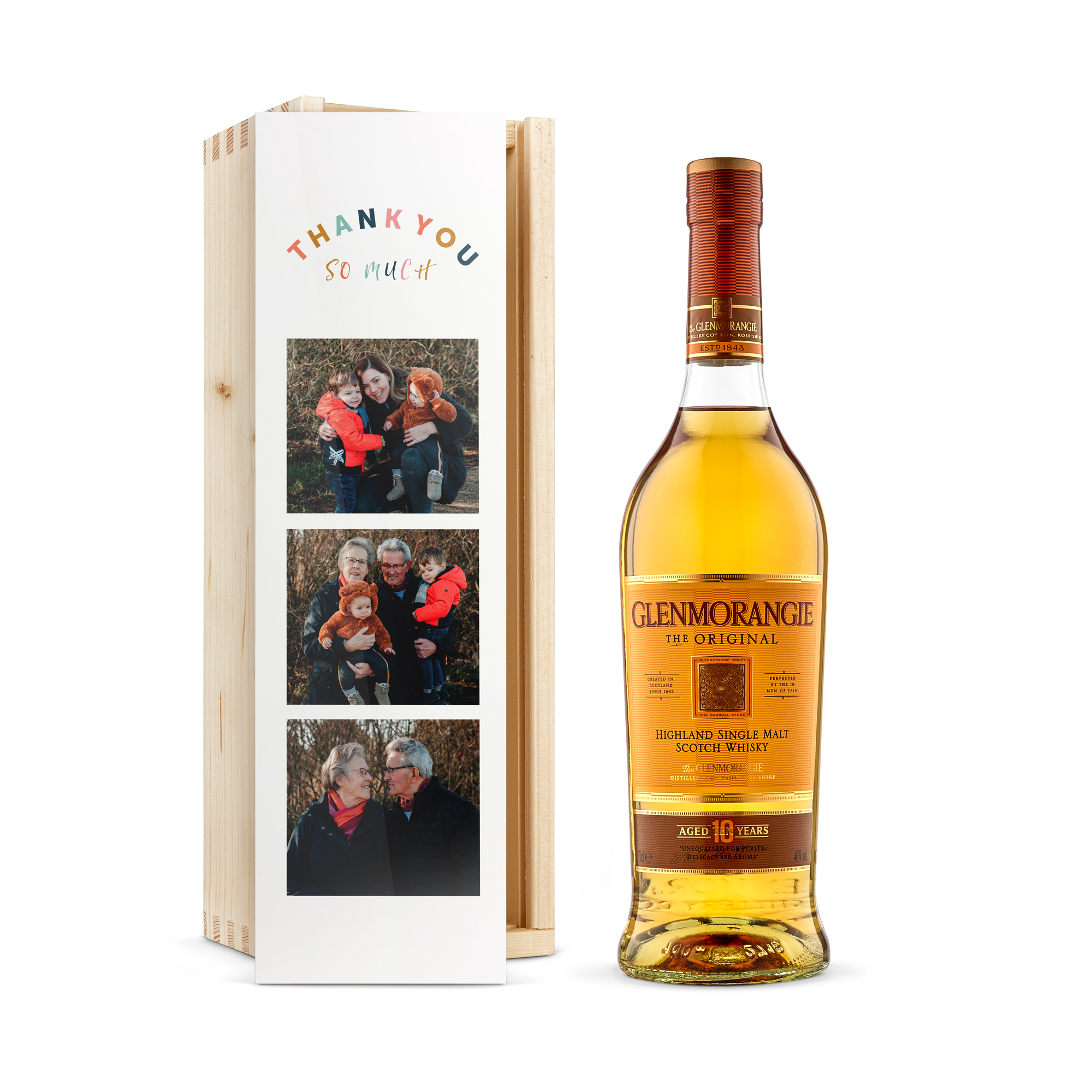 Whisky în cutie personalizată - Glenmorangie Original