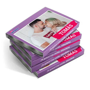 Caja de chicles con foto