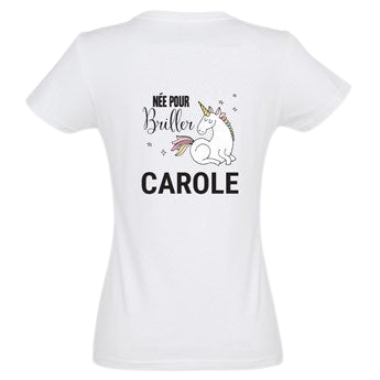 T-shirt Licorne - Femme - XL