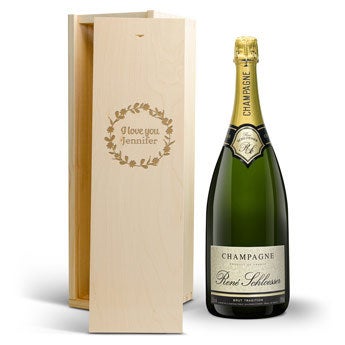 Champagne v potlačenom puzdre - René Schloesser (1500ml)