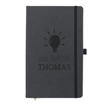 Notebook s názvem - černá