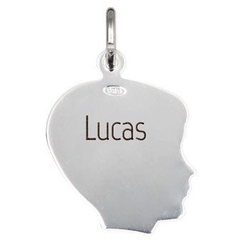 Colgante para pulsera - Silueta de niño