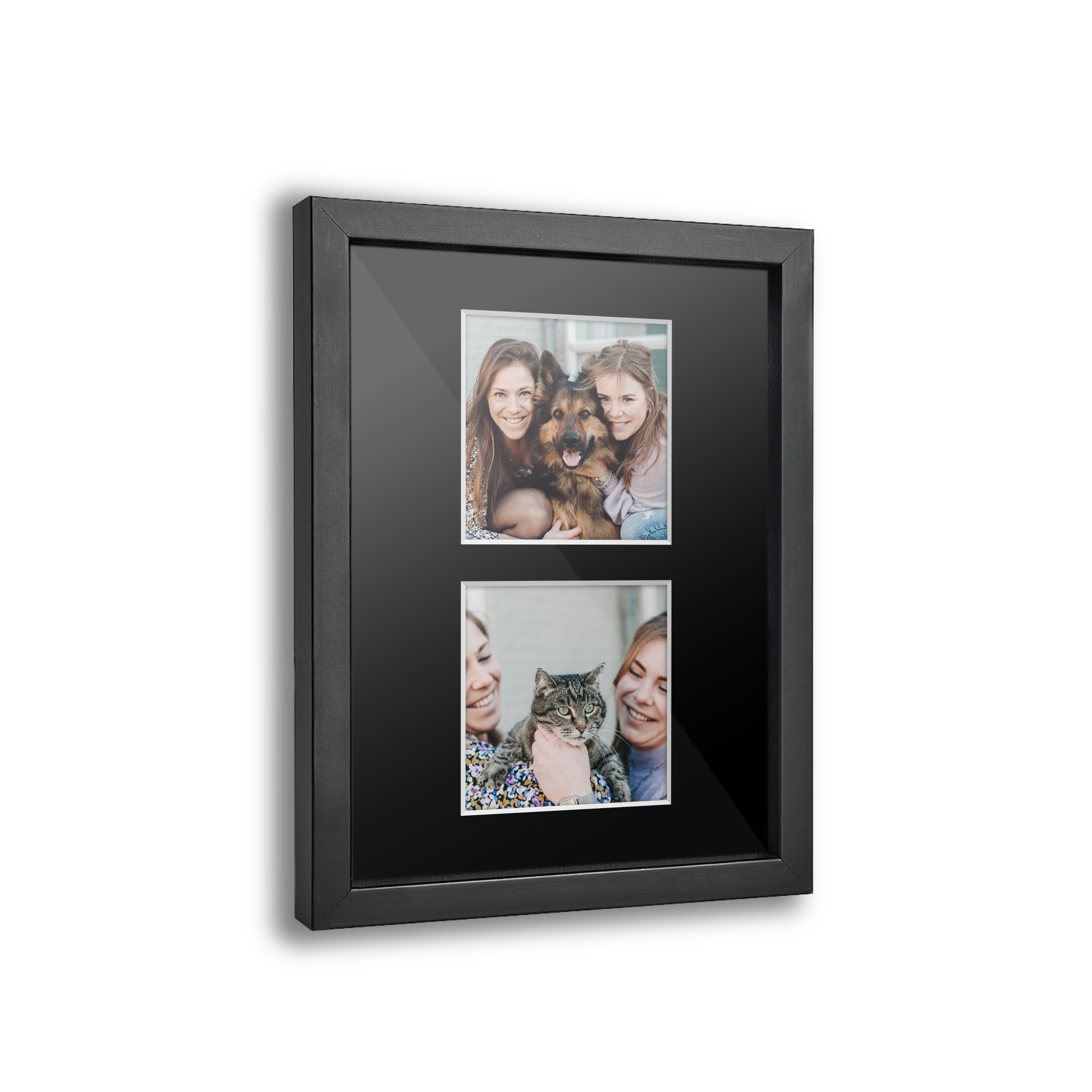 Personalised photo in black frame 15x20  