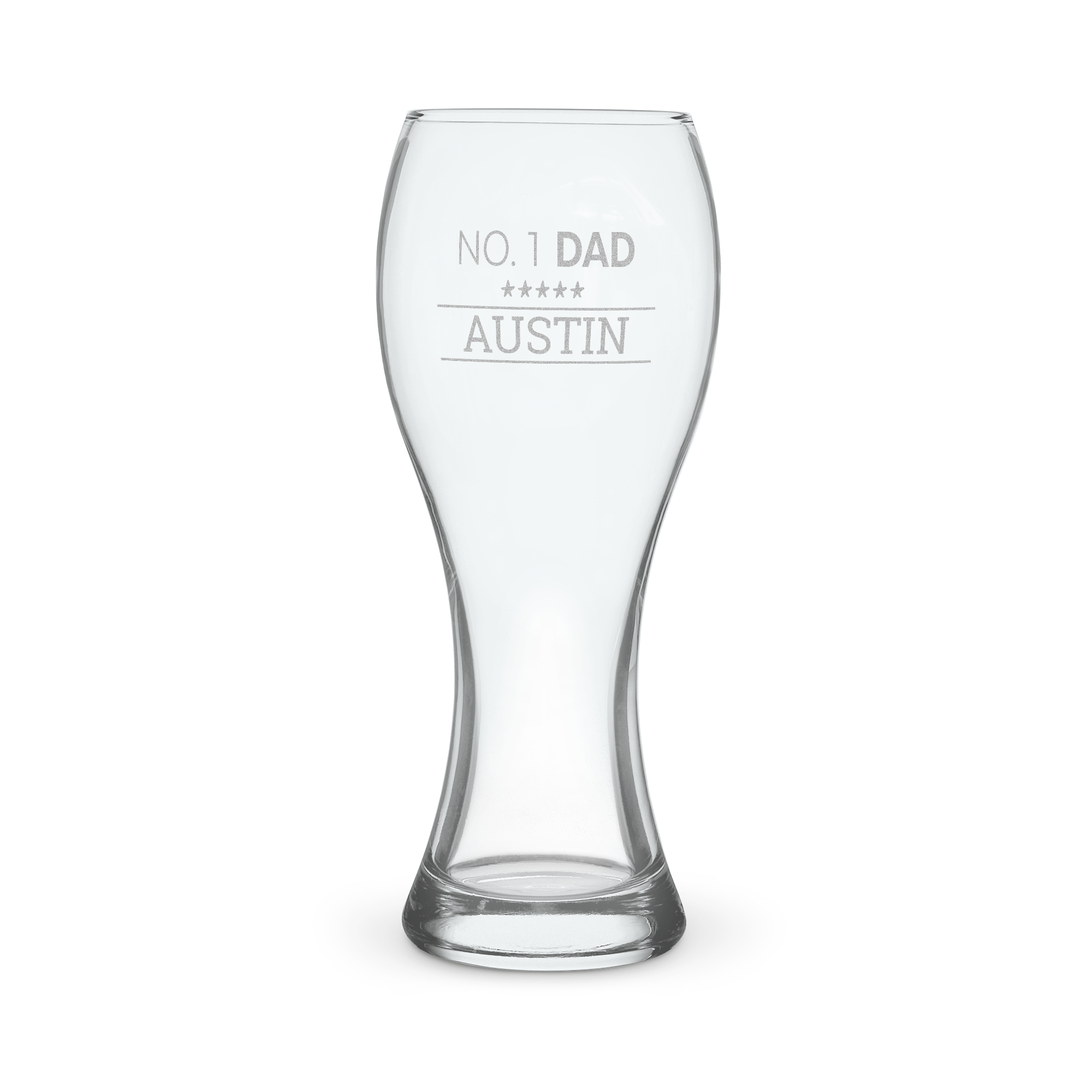 Personalised beer glass - XL - Engraved