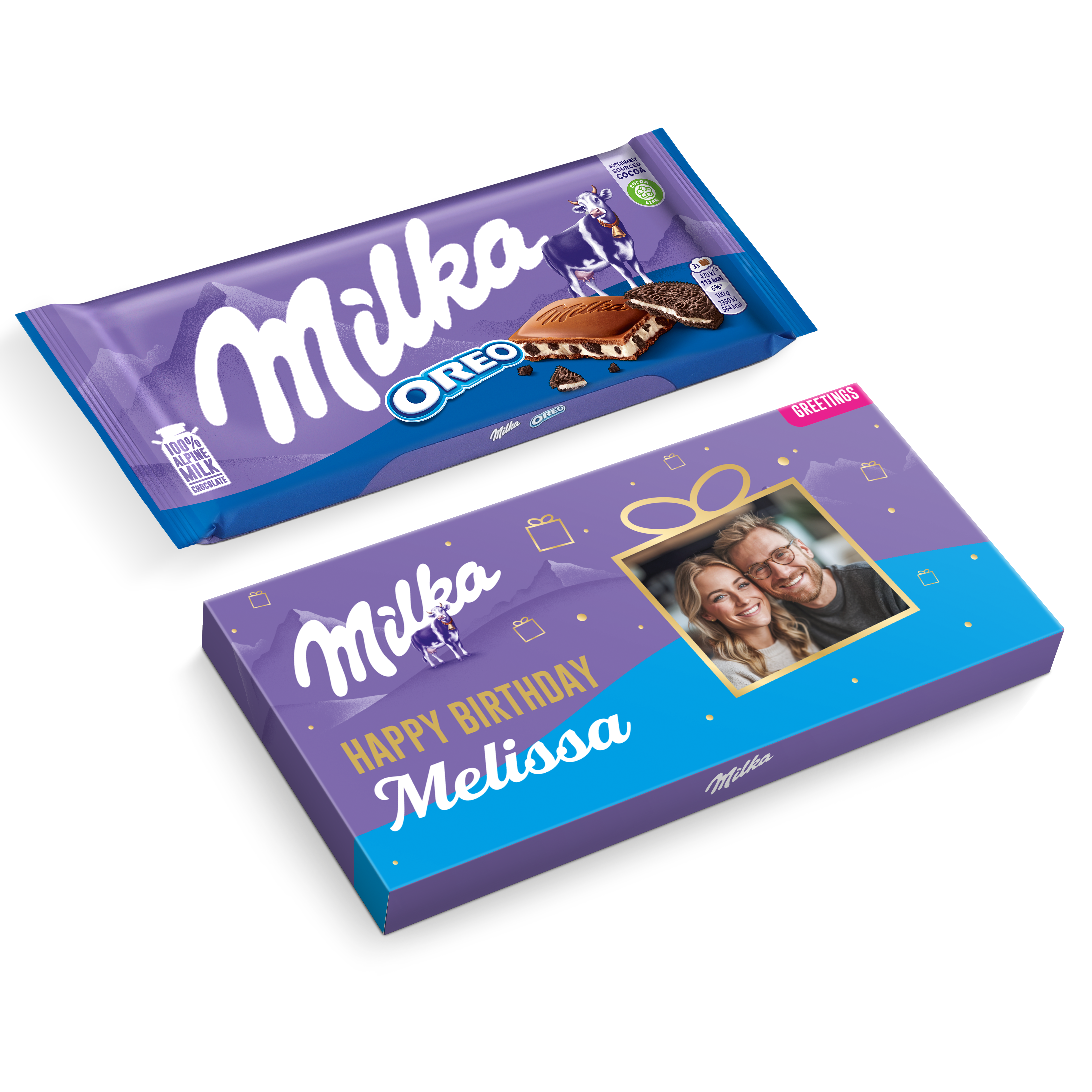 Barra Milka personalizada - Oreo 