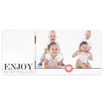 Hinged photo frame - rectangular