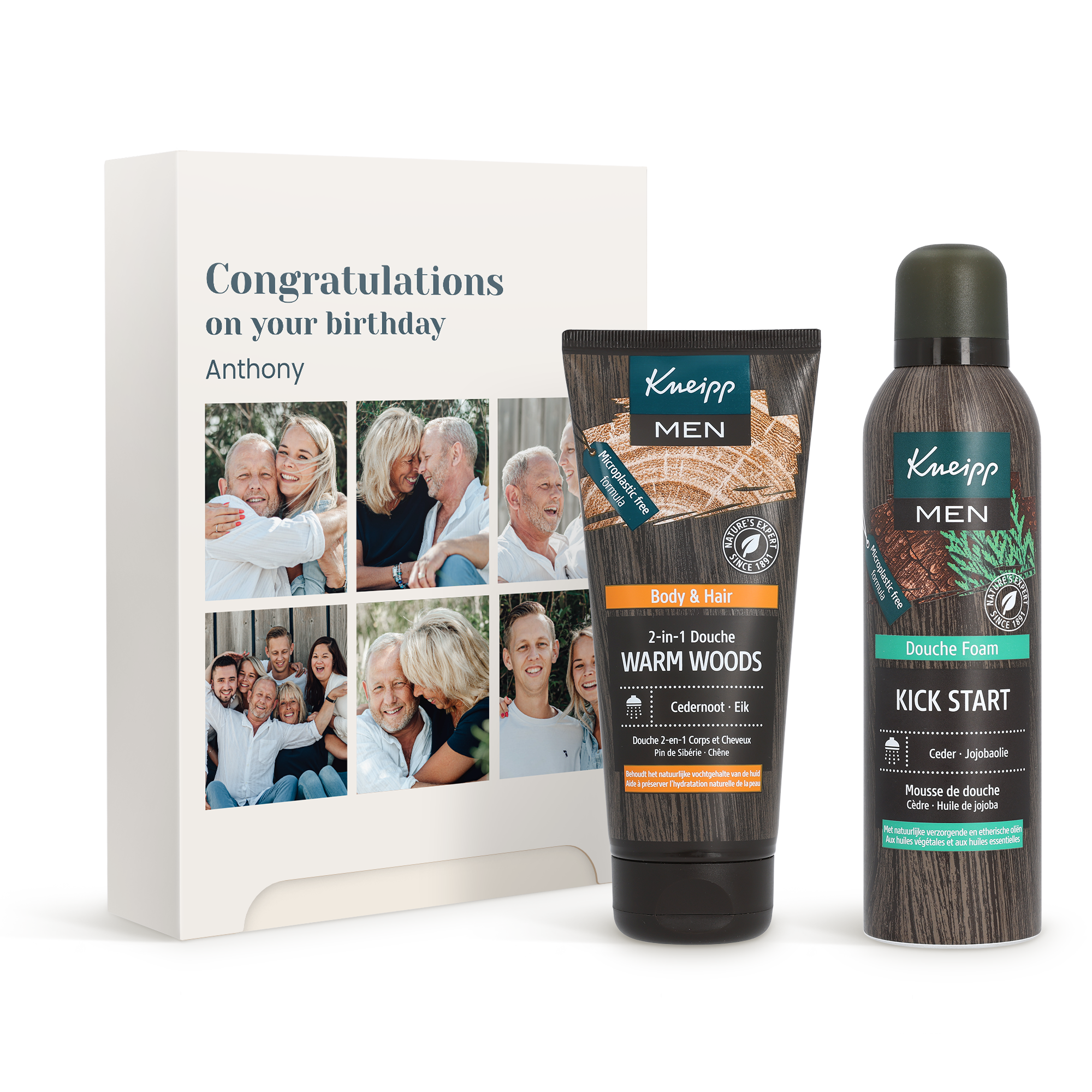 Personlig Kneipp Men Wellness gaveeske