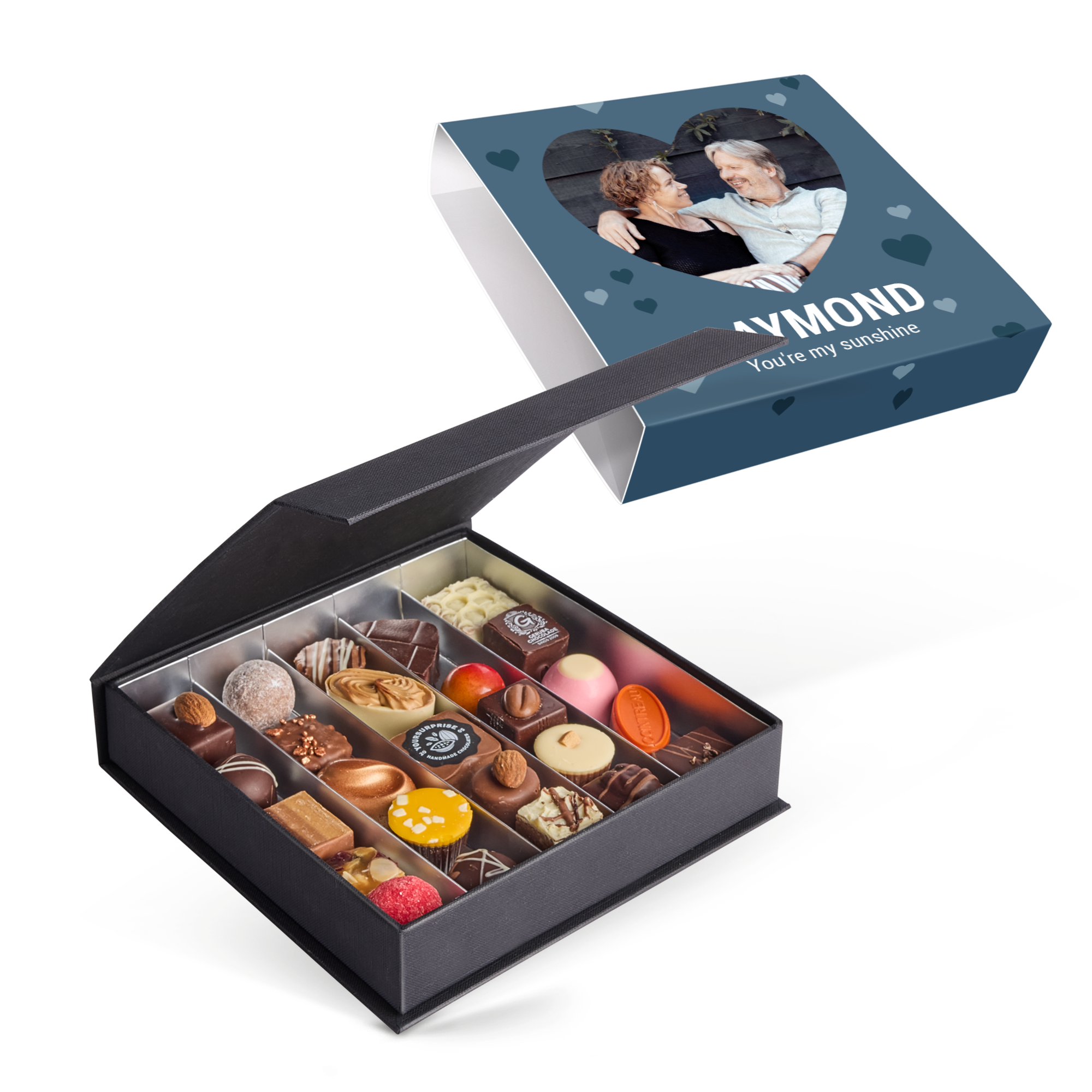 Personalised Deluxe Chocolate Gift Box - Valentine's Day