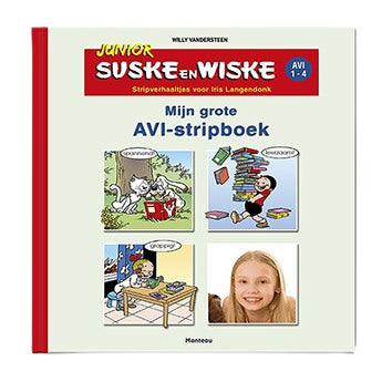 Suske & Wiske junior voor meisjes - Stripboek met naam en foto - Softcover