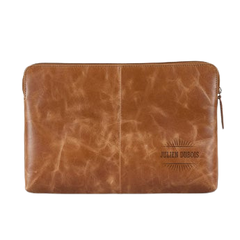 Pochette d'ordinateur personnalisée - Cuir - 11 pouces