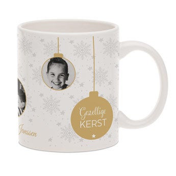 Kerst mok met foto