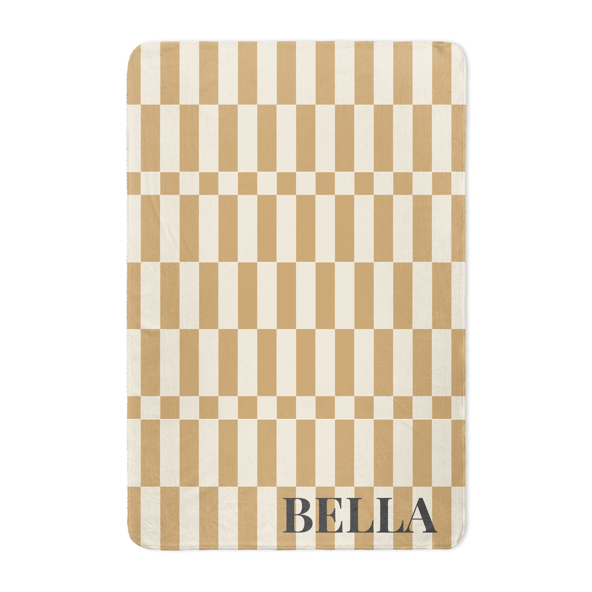 Personligt fleecetæppe med billede - Dyr - 100x150 