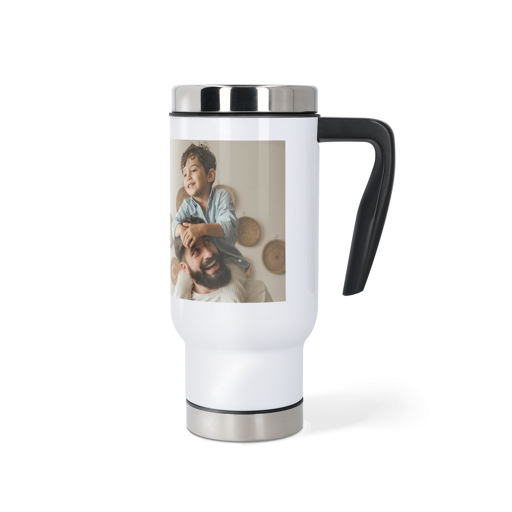 Bedruckter Thermobecher - 500 ml - Weiß
