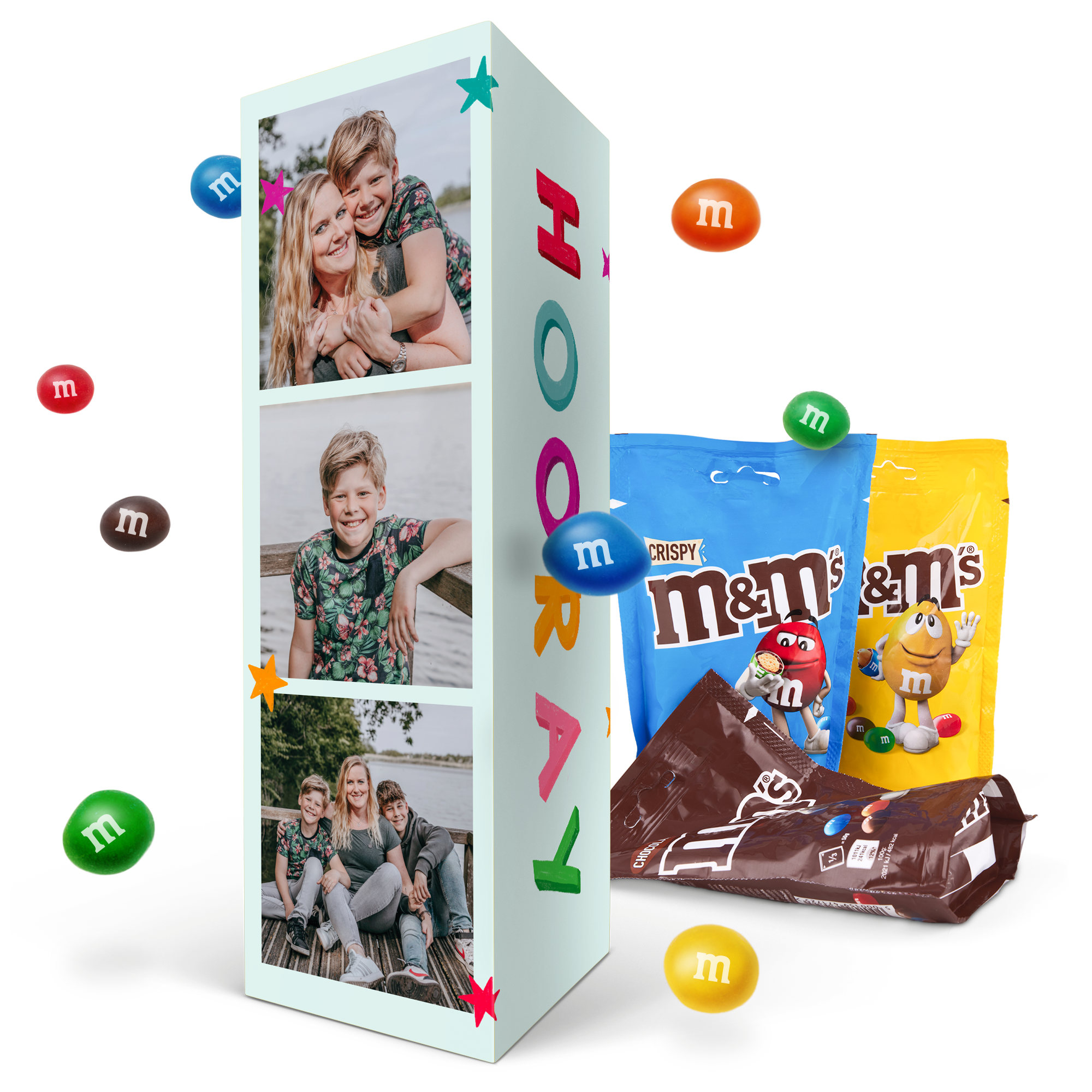 M&M's caja de regalo personalizada