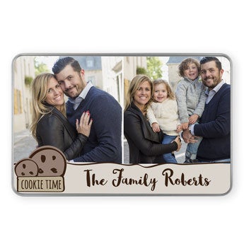 Personalised biscuit tin - rectangular