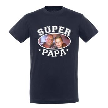 T-shirt Fête des Pères - Bleu marine - L