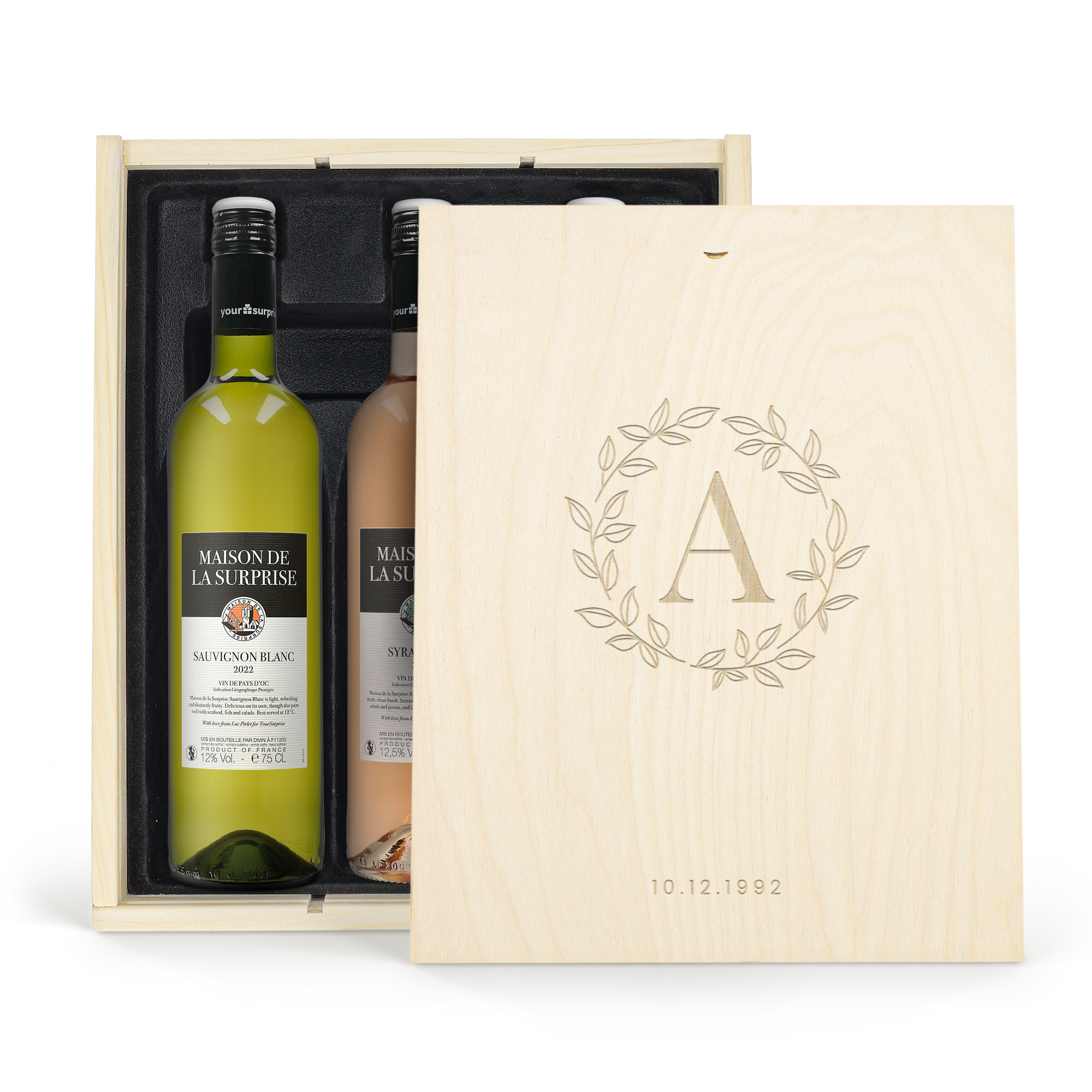 Personalised Wine Gift Set - Maison de la Surprise