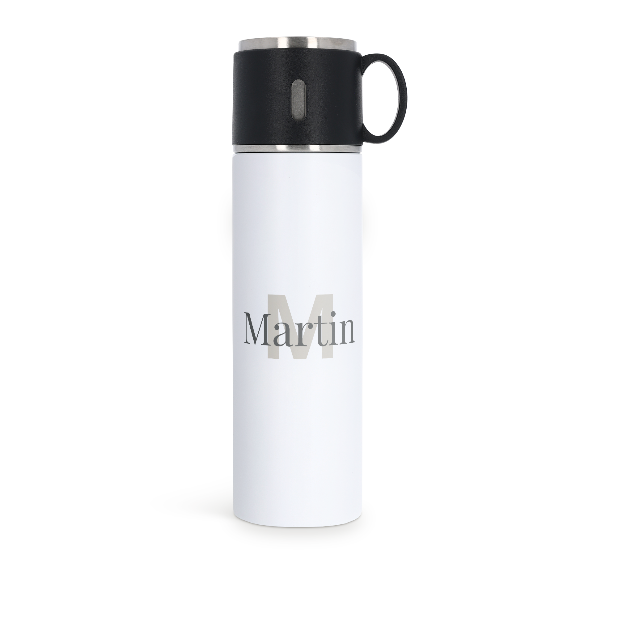 Petaca con taza - personalizada